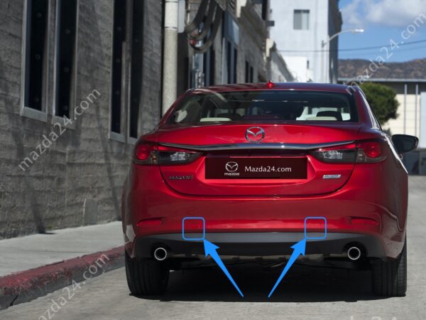 Rear bumper tow hook cover for 2014-2017 Mazda 6