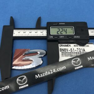 BN8V51721A - Mazda 3 BK trunk lid badge (model number - 