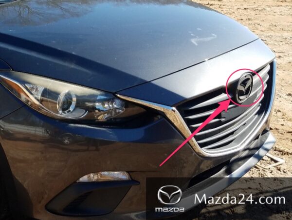 C23551731A, C23551731 - Front grille emblem Mazda 3 BM (2013-2016)