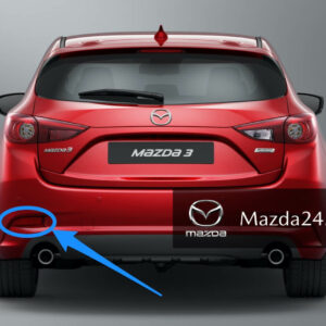 D350515L0E - Rear bumper reflector left Mazda 3, 6