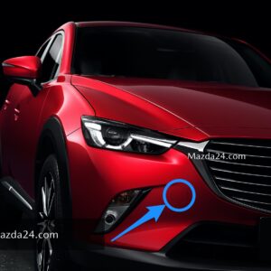 DK8A50A11ABB - Front bumper cover towing cap Mazda CX-3