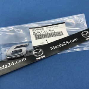 GHK151721 - Mazda 6 sedan (2013-2017) trunk lid badge model number 