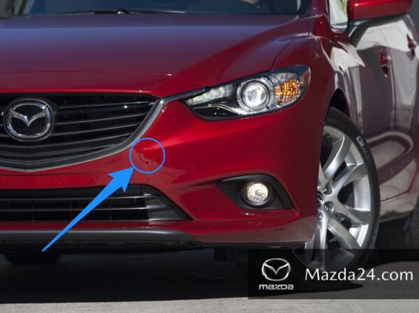 GHP950A11A62 - Mazda 6 (2012-2017) cover towing hook front bumper (Soul Red, 41V)