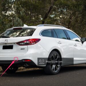 mazda 6 tow hook cover white