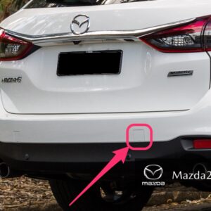 mazda 6 tow hook cover white