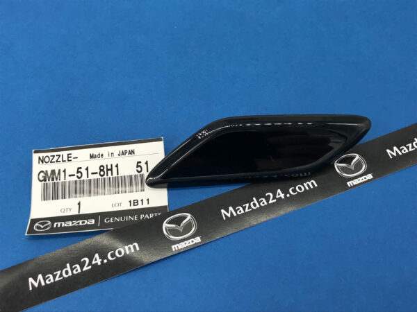 GMM1518H151 - Headlight washer cover left Mazda 6 (2015-2017). Color: black (Jet Black, 41W)