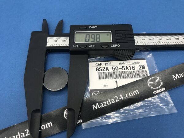 GS2A505A1B2M - Mazda 3, 6 rear bumper bolts cover Machine Gray (46G)