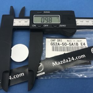 GS2A505A1BE4 - Mazda 3, 6 rear bumper bolts cover Sonic Silver (45P)