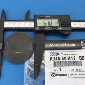 KD4550A12BB - Front Bumper Tow Hook Eye Hole Cover Cap Mazda CX-5