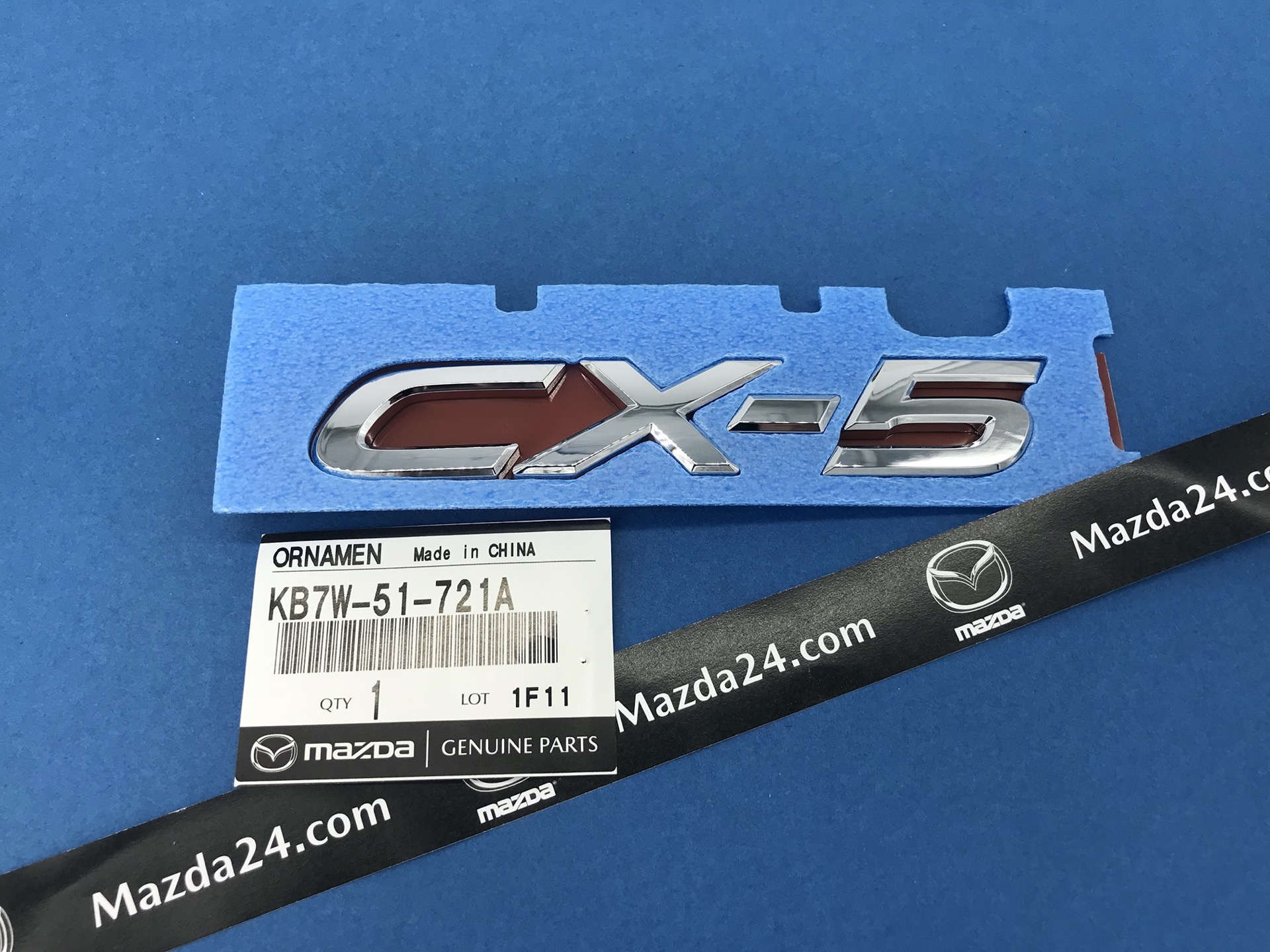 2017-2019 Mazda CX-5 trunk lid emblem (model name) KB7W-51-721A