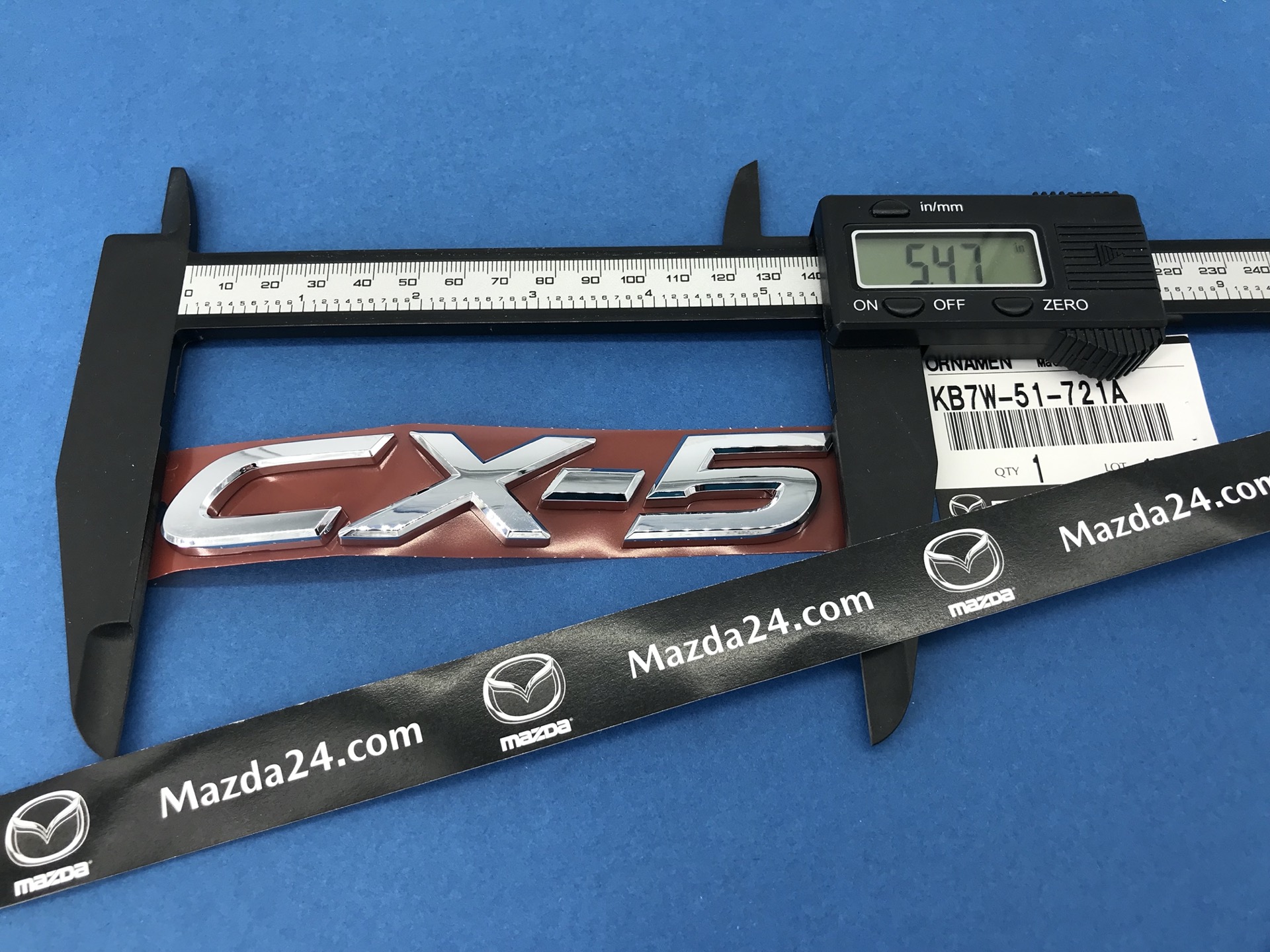 2017-2019 Mazda CX-5 trunk lid emblem (model name) KB7W-51-721A