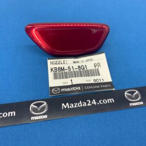 Original headlight washer cover right red (46V) for Mazda CX-5 KF (2017-