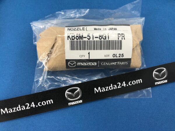 Original headlight washer cover right red (46V) for Mazda CX-5 KF (2017-