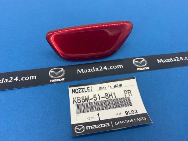 KB8M518H1PR - Headlight washer cover left red (46V) Mazda CX-5 KF (2017-