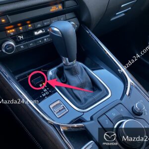 KV6164393 - Mazda CX-9 (2016-2021) shift-lock override cover