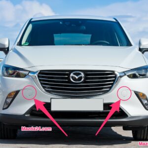 Mazda CX-3 tow hook covers