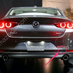 BCKA50EK1BB – Mazda 3 (2019-2023) sedan rear bumper tow hook cover right