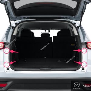 TK48505A1BB - Mazda CX-9 (2016-2021) rear bumper bolts cover