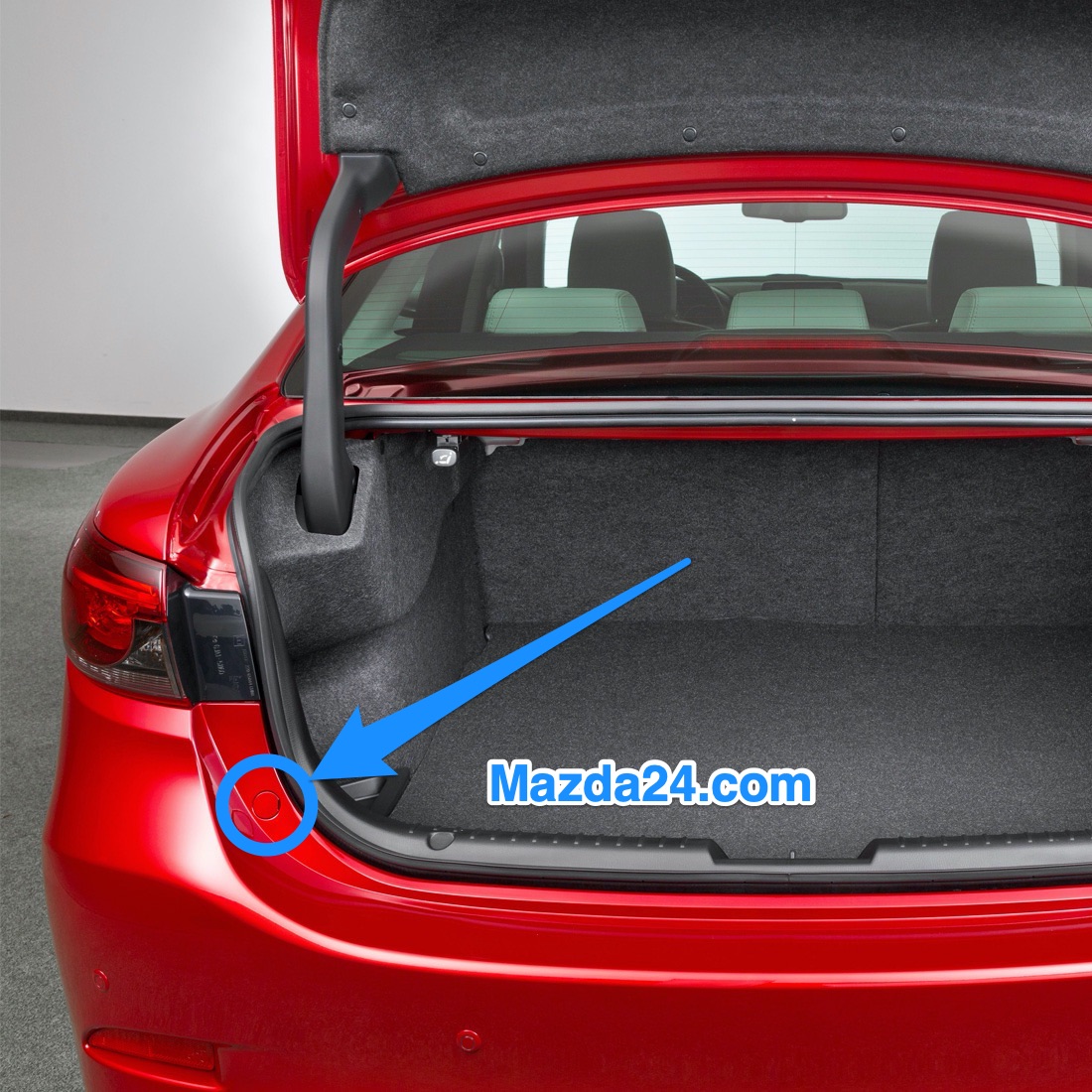 Mazda 3 BP (2019-2021) rear bumper bolt caps